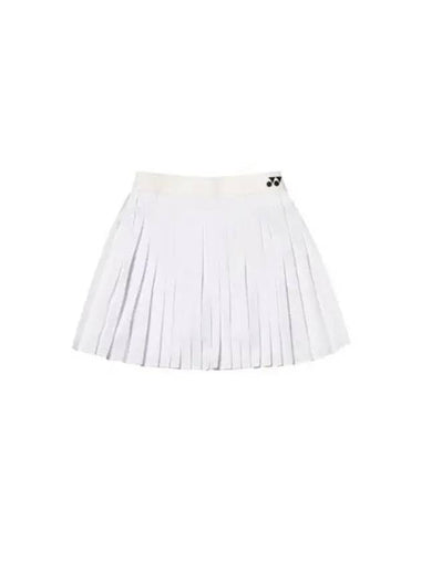 YONEX 245PS001F White Women s Logo Point Tennis Skirt - YOUNESS - BALAAN 1