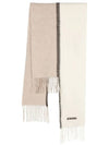 Jacquemus Pampero Stitch Detail Wool Scarf Muffler 235AC458 5007 015 - JACQUEMUS - BALAAN 7