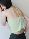 Halterneck Wooden Beads Top MINT - RUBATI - BALAAN 2