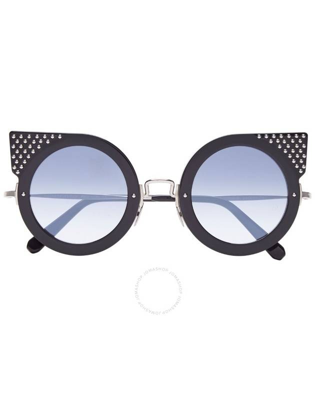 Philipp Plein Katy Blue Gradient Cat Eye Ladies Sunglasses 000-WES0048-PCO002N-CPWK - PHILIPP PLEIN - BALAAN 1