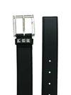 Men's Rockstud Leather Belt Black - VALENTINO - BALAAN.