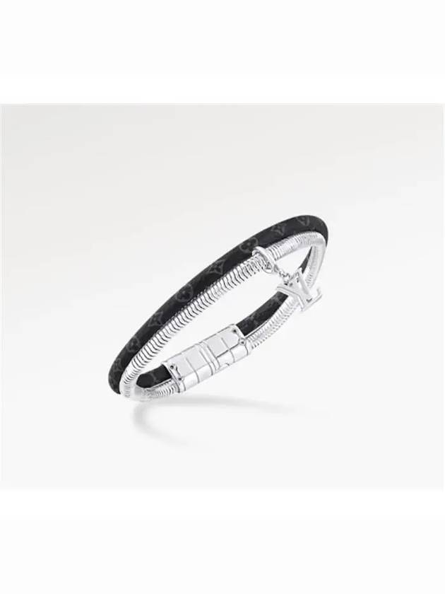 Monogram Swirl Bracelet Eclipse M8580D - LOUIS VUITTON - BALAAN 3