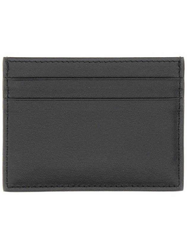 logo leather card wallet black - DOLCE&GABBANA - BALAAN 4