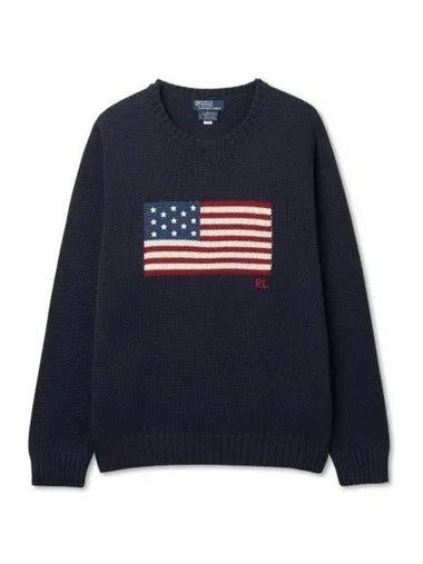 iconic flag sweater blue - POLO RALPH LAUREN - BALAAN 1