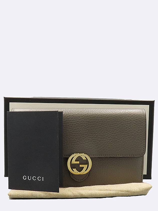 Gucci 510314 GG interlocking leather WOC long wallet and crossbag - GUCCI - BALAAN 1