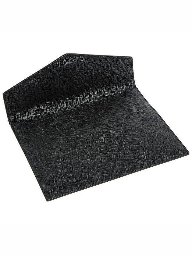 Envelope Uptown Baby Clutch Bag Black - SAINT LAURENT - BALAAN 10