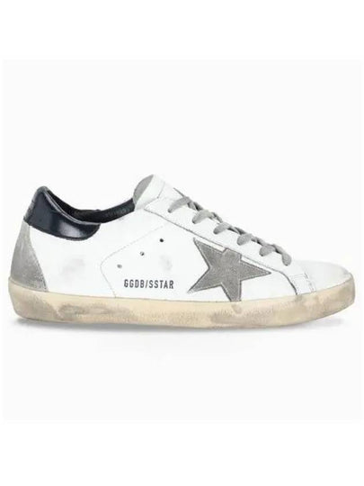 Men's Navy Tab Superstar Low Top Sneakers White - GOLDEN GOOSE - BALAAN 2