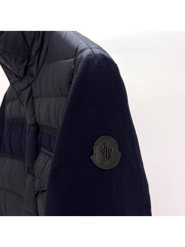 Wappen Patch Padded Jumper Navy Size 1 - MONCLER - BALAAN 8