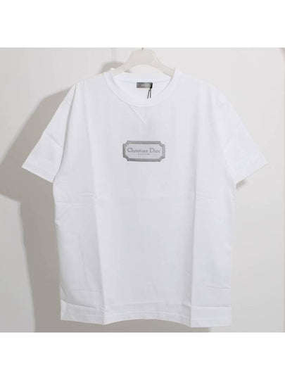 Couture Relaxed Fit Short Sleeve T-Shirt White - DIOR - BALAAN 2