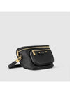 Mini Monogram Empreinte Leather Bum Bag Black - LOUIS VUITTON - BALAAN 4