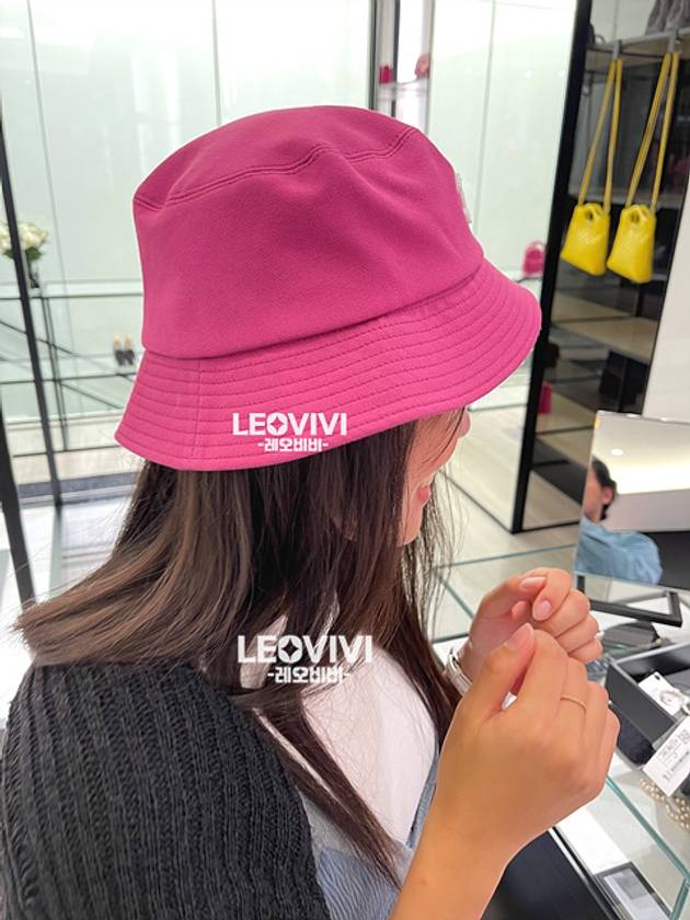 CC Logo Cotton Claw Bucket Hat Bungeoji Pink M Size AA8956 - CHANEL - BALAAN 3