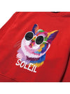 Brushed Options Fancy Light Cat Sweat Shirts RED - LE SOLEIL MATINEE - BALAAN 3