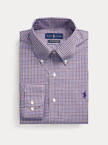 Custom fit gingham shirt - POLO RALPH LAUREN - BALAAN 1