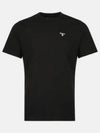 Embroidered Logo Essential Sports Short Sleeve T-Shirt Black - BARBOUR - BALAAN 2