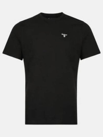 Embroidered Logo Essential Sports Short Sleeve T-Shirt Black - BARBOUR - BALAAN 2