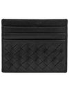 Intrecciato Classic Card Wallet Black - BOTTEGA VENETA - BALAAN 2