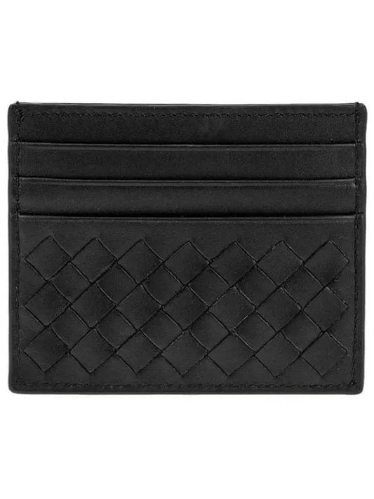 Intrecciato Classic Card Wallet Black - BOTTEGA VENETA - BALAAN 2