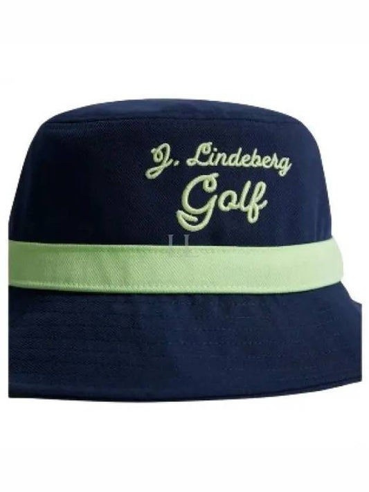 Lukas Embroidery Logo Golf Bucket Hat Navy - J.LINDEBERG - BALAAN 2