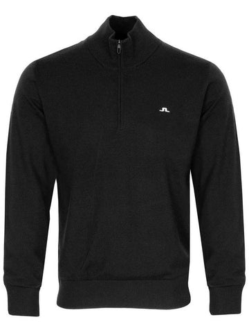 Men's Jeffrey Windbreaker Sweater Black - J.LINDEBERG - BALAAN 1