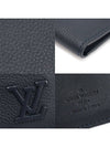 M69979 Ink Blue Grain Calfskin LV Aerogram Pocket Organizer Card Holder - SAINT LAURENT - BALAAN 7