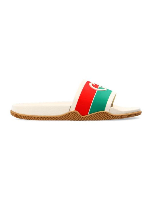 Interlocking G Slippers Orange - GUCCI - BALAAN 1