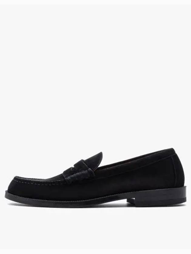 Men s nubuck penny loafer HS 906 BLACK - HARUTA - BALAAN 1