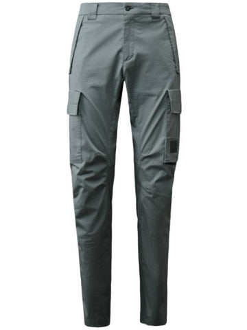 Stretch Sateen Ergonomic Cargo Straight Pants Grey - CP COMPANY - BALAAN 1