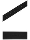 Intrecciato Leather Belt Black - BOTTEGA VENETA - BALAAN 4