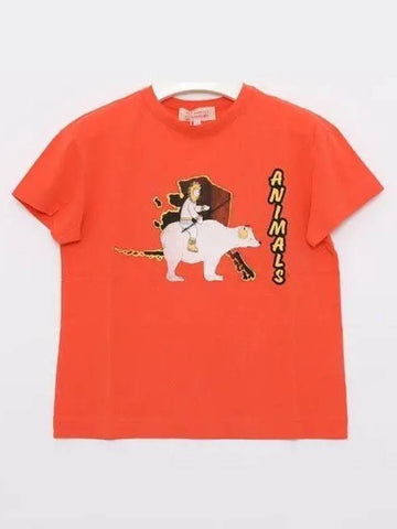 Animal Kids Short Sleeve Girls T Shirt S24020 306 CO 270520 1044540 - THE ANIMALS OBSERVATORY - BALAAN 1