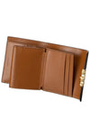 Triomphe Canvas Small Half Wallet Tan - CELINE - BALAAN 6