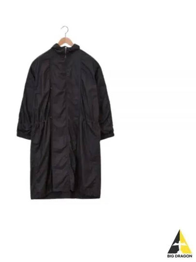 Nylon Drape Detail Parka Espresso - LEMAIRE - BALAAN 2