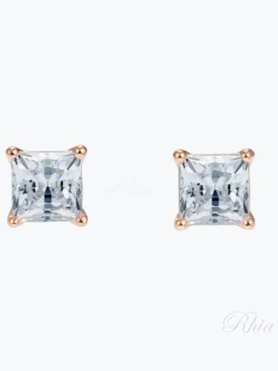 Stila Attract Stud Square Earrings Rose Gold - SWAROVSKI - BALAAN 2