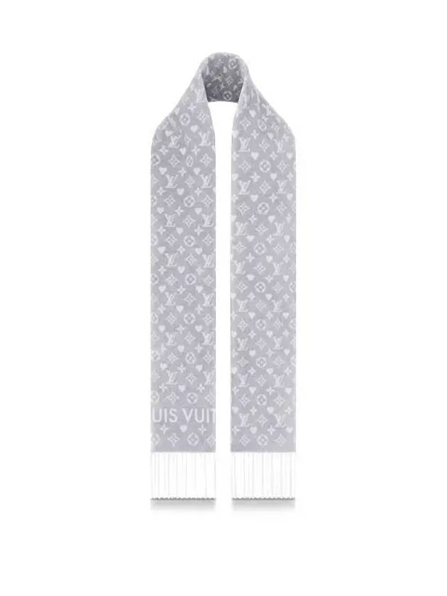 Game On Scarf Monogram Scarf Grey - LOUIS VUITTON - BALAAN 3