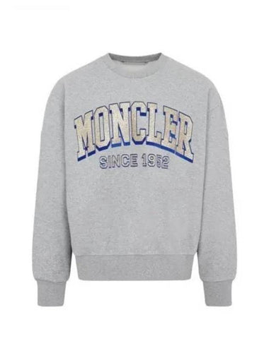 Long sleeve t shirt 8G00019 M2642 984 Gray - MONCLER - BALAAN 1