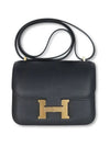 Black Absong Constance III Mini 18 Gold W - HERMES - BALAAN 1