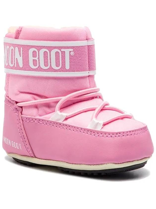 Kids Logo Snow Boots Light Pink 34010200 004 - MOON BOOT - BALAAN 3