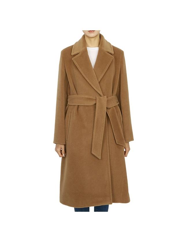 Asti Wool Single Coat Camel - MAX MARA - BALAAN 1