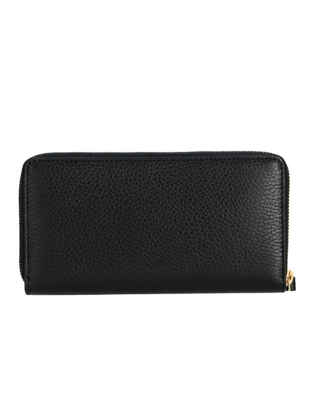 GG Marmont Zipper Long Wallet Black - GUCCI - BALAAN 3