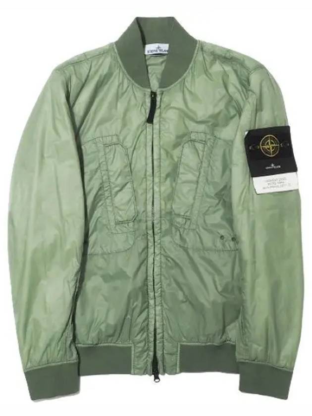 Micro Yarn Badge Packable Primaloft Bomber Jacket Green - STONE ISLAND - BALAAN 2