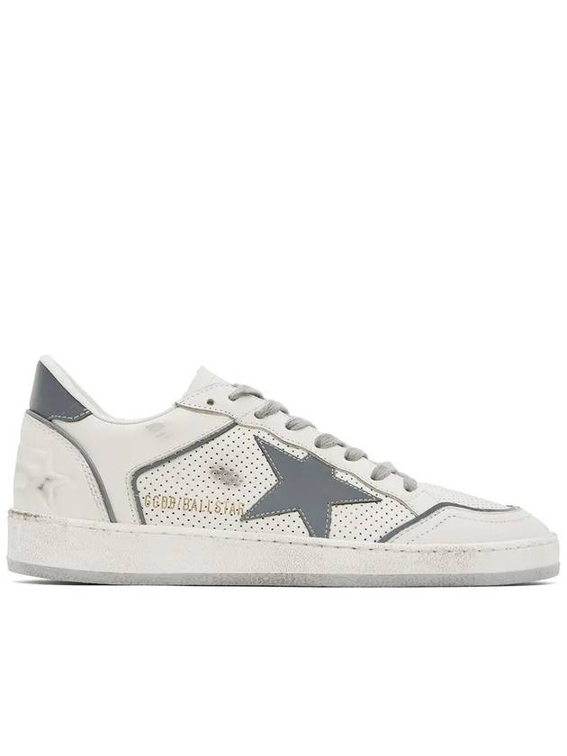 Deluxe Ball Star Double Quarter Leather Low Top Sneakers White - GOLDEN GOOSE - BALAAN 3