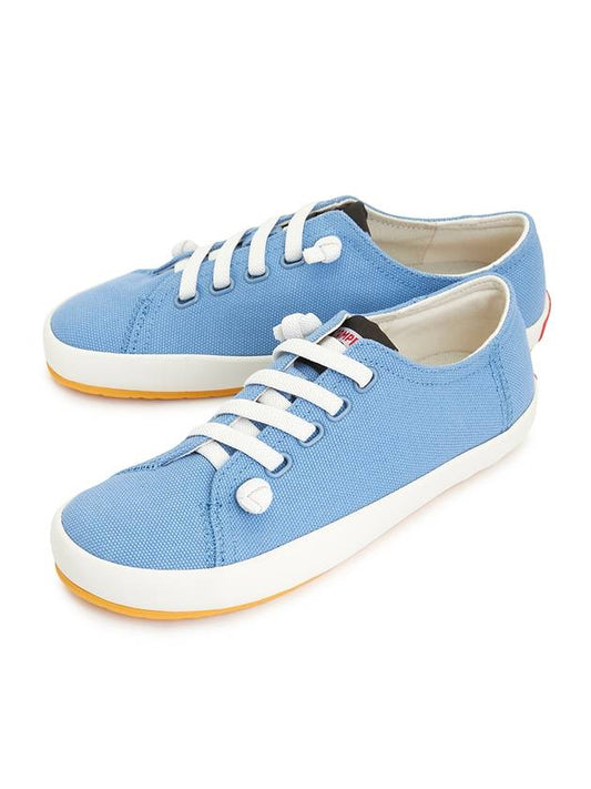 Peu Rambla Textile Low Top Sneakers Light Blue - CAMPER - BALAAN 1