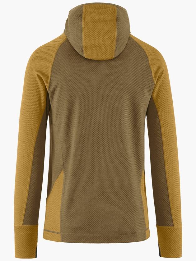 Men's Huge Mid Layer Hoodie Olive Mustard - KLATTERMUSEN - BALAAN 3