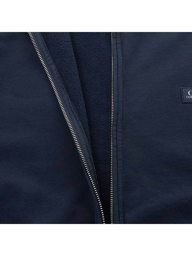 Logo Cotton High Neck Zip-up Jacket Navy - CP COMPANY - BALAAN 10