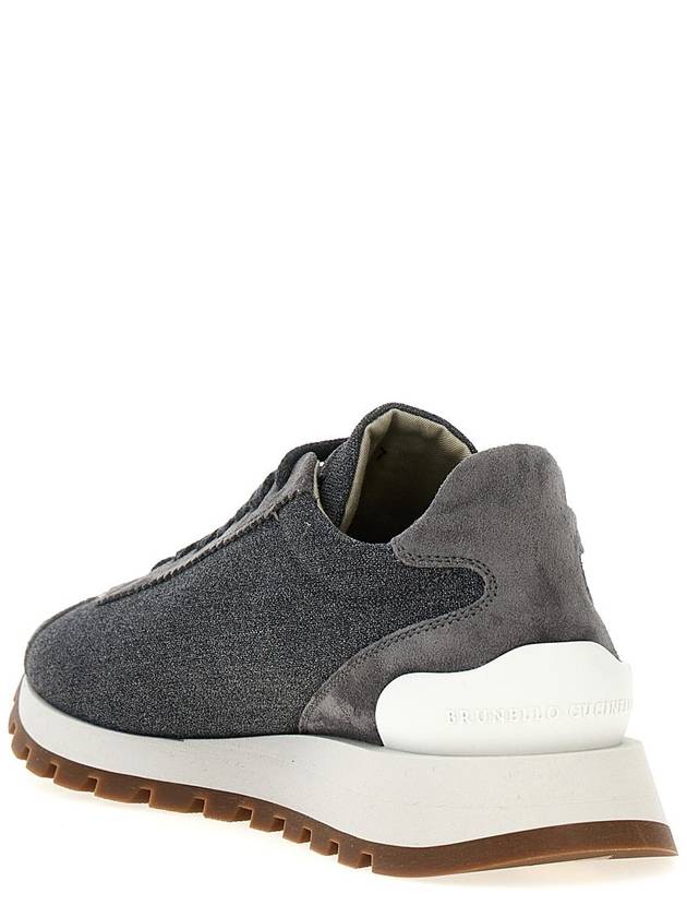 Runner low top sneakers gray - BRUNELLO CUCINELLI - BALAAN 4