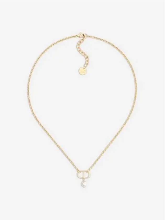 Petit CD Pearl Necklace Gold - DIOR - BALAAN 3