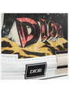 B23 Canvas Asterodior Signature High Top Sneakers White - DIOR - BALAAN 6