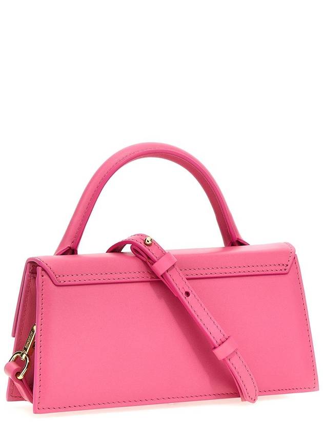 Le Chiquito Long Leather Tote Bag Pink - JACQUEMUS - BALAAN 3