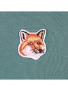 Foxhead Patch Regular Long Sleeve T-Shirt Teal Grey - MAISON KITSUNE - BALAAN 6