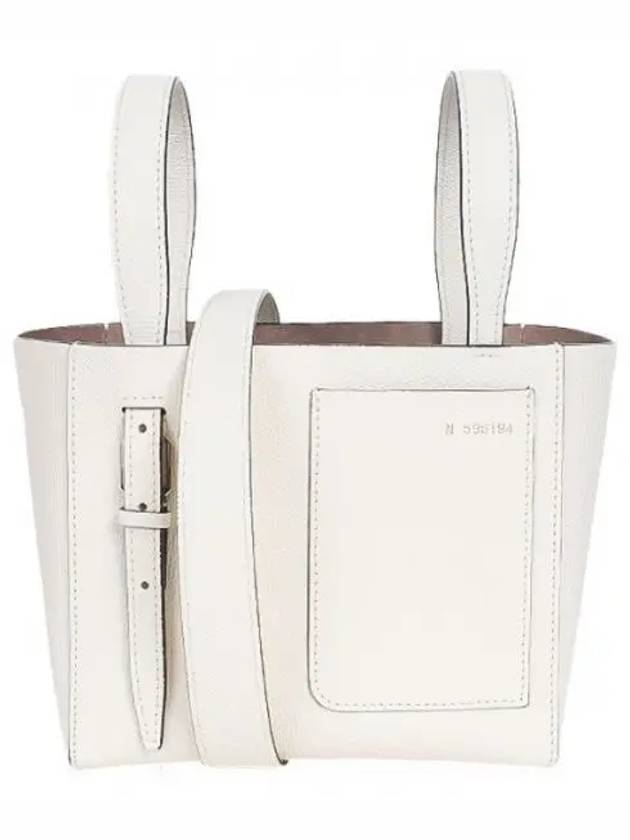 Women s Soft Micro Tote Bag White WBSF0090028LOCTF WW 1120666 - VALEXTRA - BALAAN 1