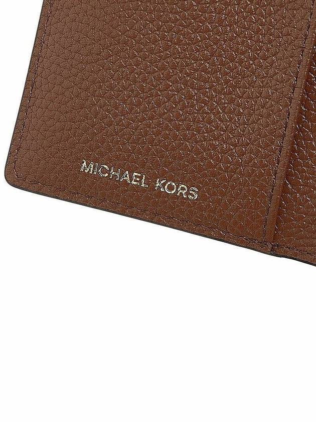 Logo Jet Set Half Wallet Brown - MICHAEL KORS - BALAAN 10